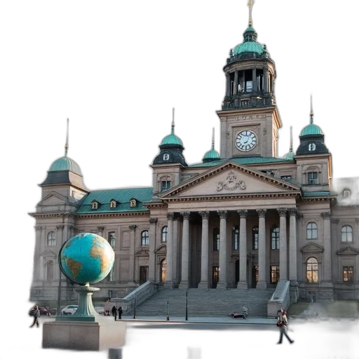 building, 3d render, concept art, photorealistic transparent PNG cut-out