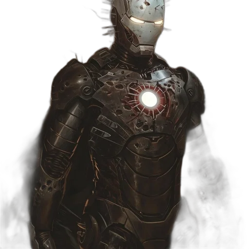 robot, mask, staff, concept art transparent PNG cut-out