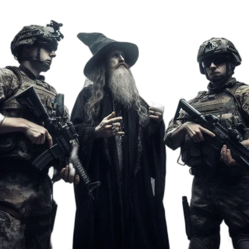 concept art, fantasy art, two, armored transparent PNG cut-out