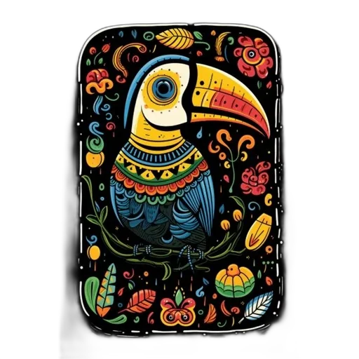 animal, jacket, vibrant, colorful transparent PNG cut-out