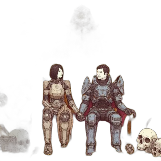 robot, weapon, concept art, fantasy art transparent PNG cut-out