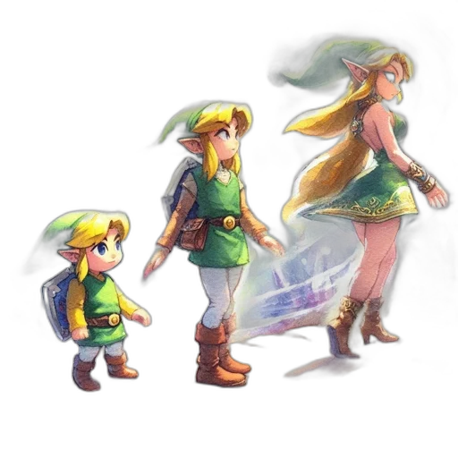 pixel art, concept art, fantasy art, 3d render transparent PNG cut-out