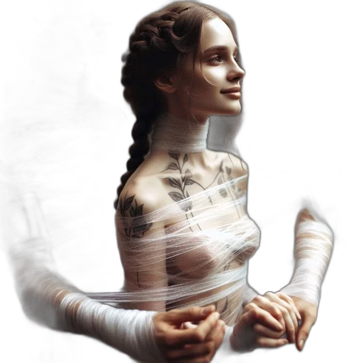 jewelry, dress, robot, staff transparent PNG cut-out