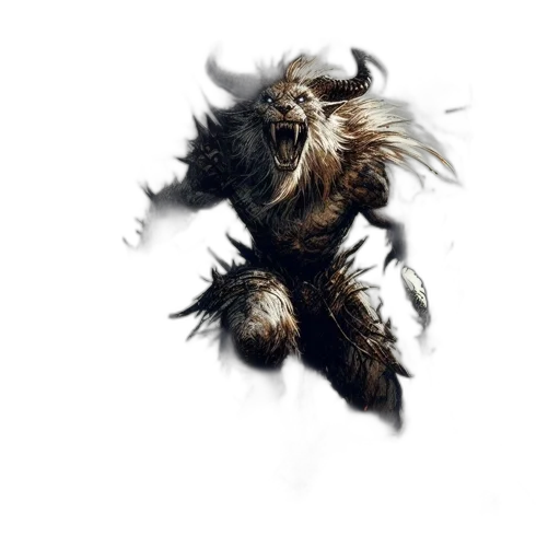 creature, dragon, animal, hair transparent PNG cut-out