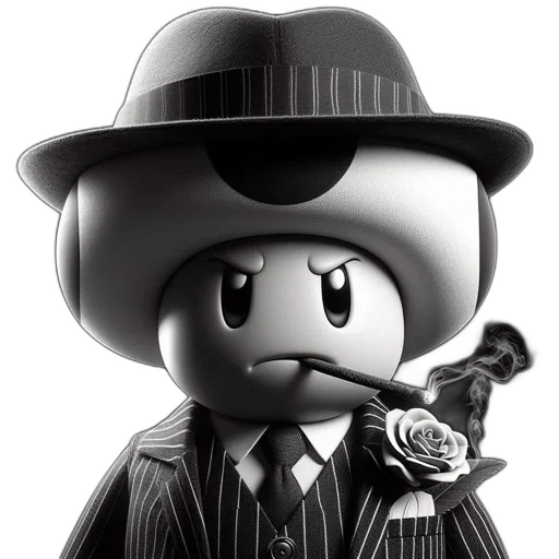 hat, robot, staff, cartoon transparent PNG cut-out