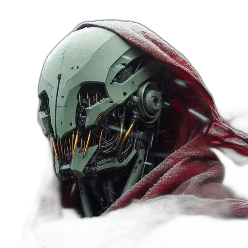 mask, creature, face, robot transparent PNG cut-out