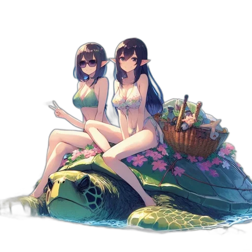 dress, concept art, fantasy art, anime transparent PNG cut-out