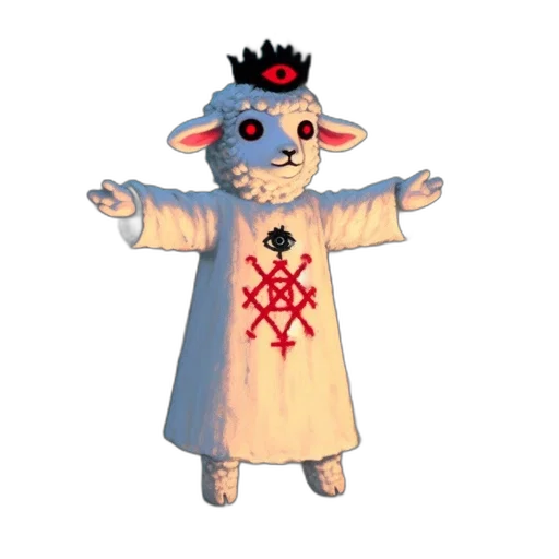 staff, mask, creature, animal transparent PNG cut-out