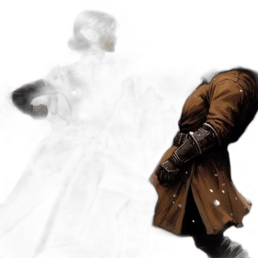 jacket, mask, sword, weapon transparent PNG cut-out