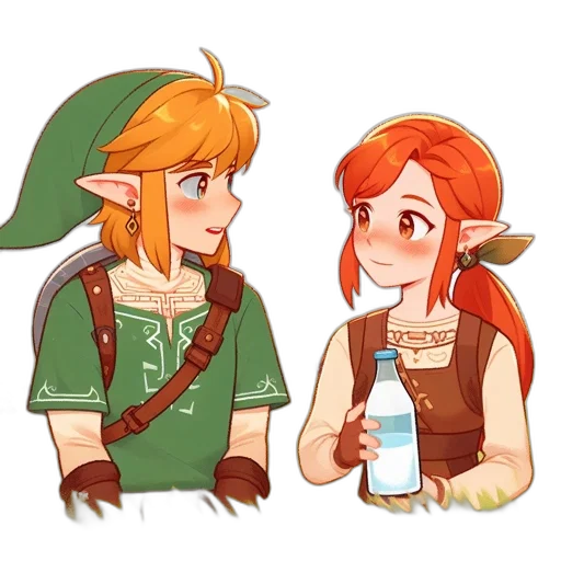 bottle, pixel art, concept art, fantasy art transparent PNG cut-out