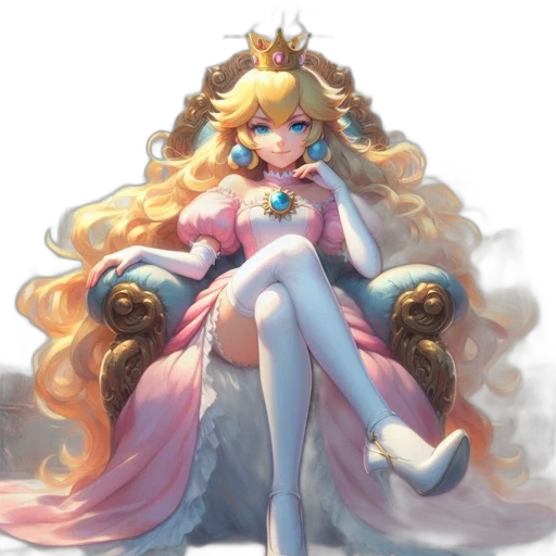 crown, dress, concept art, fantasy art transparent PNG cut-out