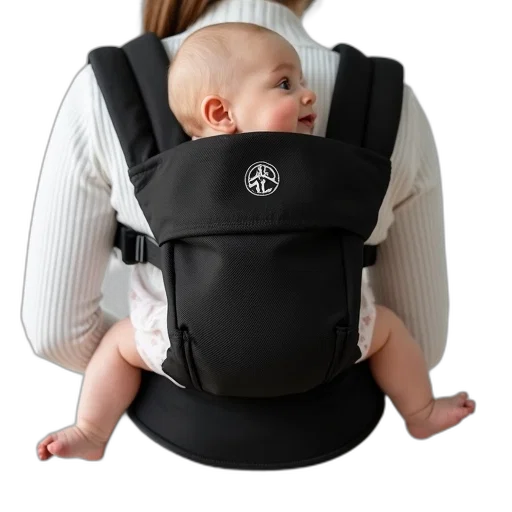 baby, carrier, mini, mesh transparent PNG cut-out