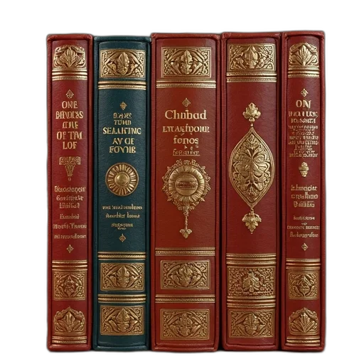 several, volumes, indian, literature transparent PNG cut-out