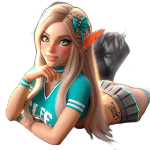 staff, fantasy art, concept art, 3d render transparent PNG cut-out