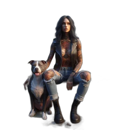 animal, concept art, fantasy art, 3d render transparent PNG cut-out