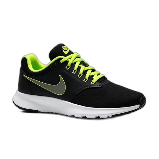 shoes, neon, green, close-up transparent PNG cut-out