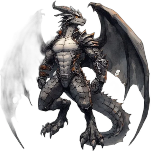 dragon, creature, concept art, fantasy art transparent PNG cut-out