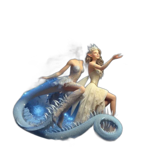 creature, dragon, dress, concept art transparent PNG cut-out