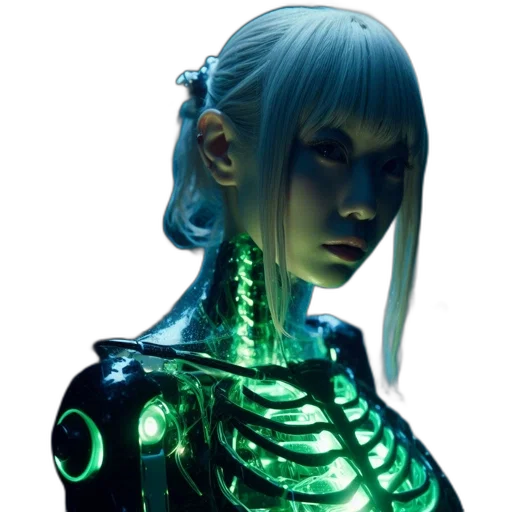 robot, dress, jewelry, creature transparent PNG cut-out
