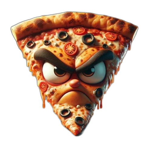 food, face, 3d render, concept art transparent PNG cut-out