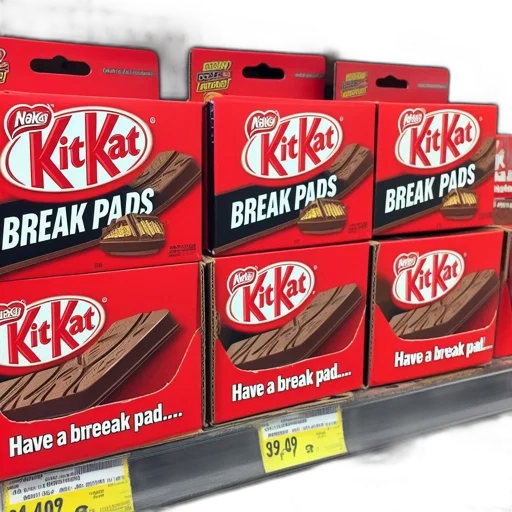food, kitkat, break, pads transparent PNG cut-out