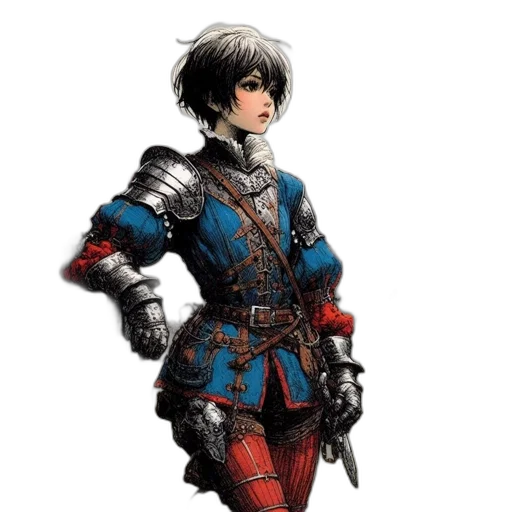 sword, weapon, jacket, staff transparent PNG cut-out