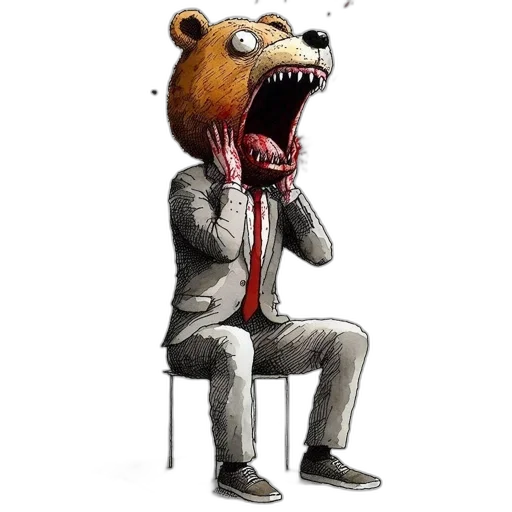 jacket, staff, mask, animal transparent PNG cut-out