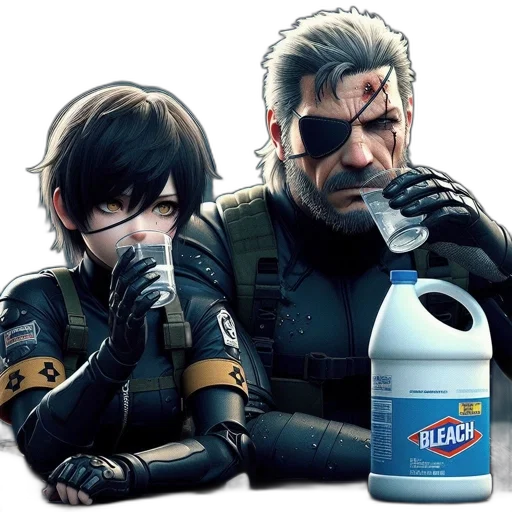 bottle, jacket, weapon, concept art transparent PNG cut-out