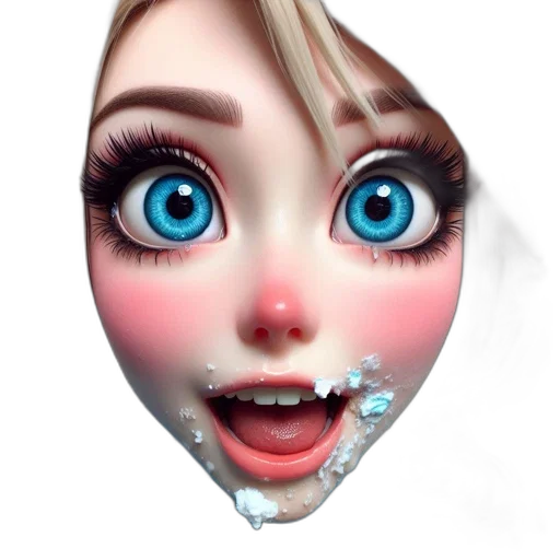 face, mask, robot, creature transparent PNG cut-out