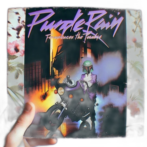 vaporwave, cyberpunk, concept art, boba transparent PNG cut-out