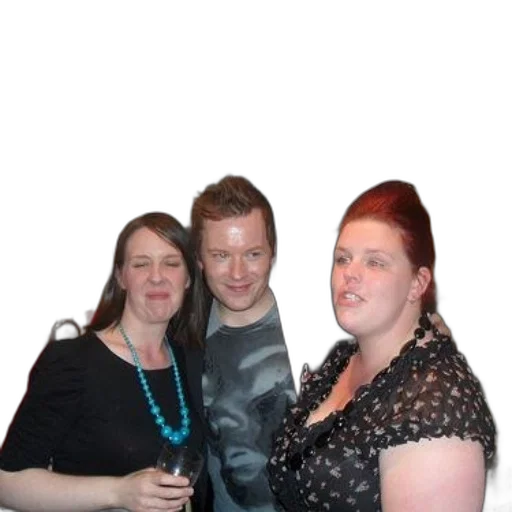 staff, three, people, pose transparent PNG cut-out