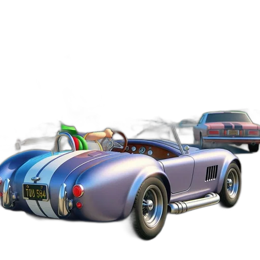car, 3d render, concept art, photorealistic transparent PNG cut-out