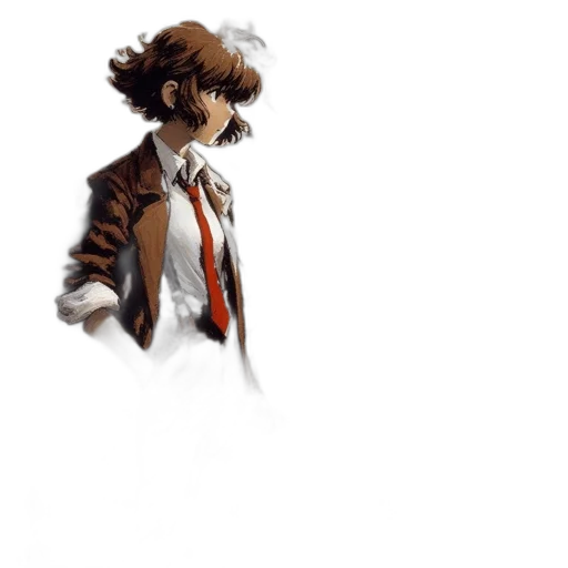 jacket, staff, animal, face transparent PNG cut-out