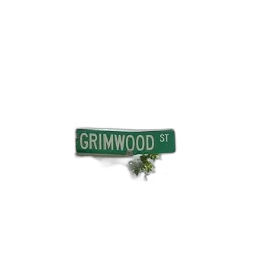 3d render, green, street, sign transparent PNG cut-out