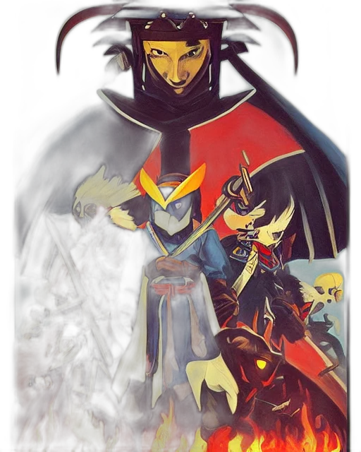 mask, concept art, fantasy art, comic book art transparent PNG cut-out