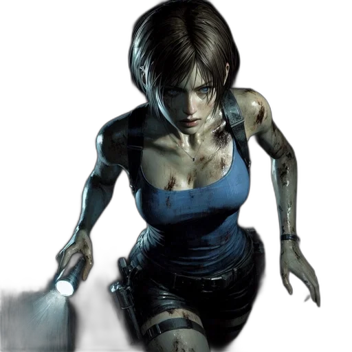 concept art, comic book art, photorealistic, cyberpunk transparent PNG cut-out