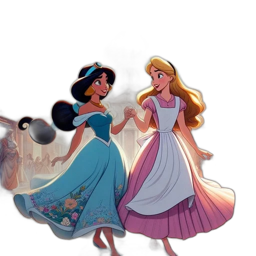 dress, concept art, cartoon, fantasy art transparent PNG cut-out