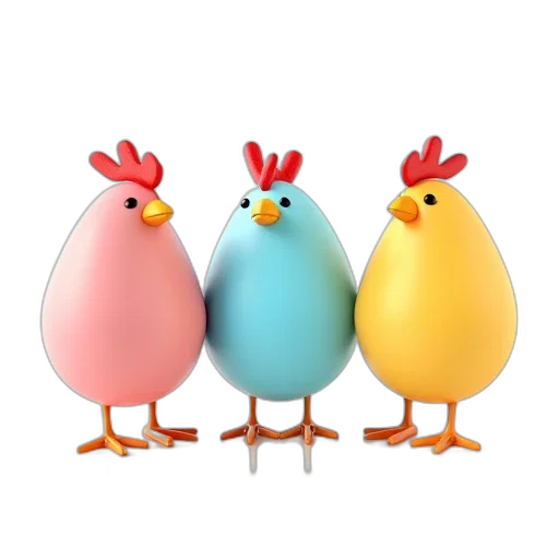 animal, food, 3d render, concept art transparent PNG cut-out