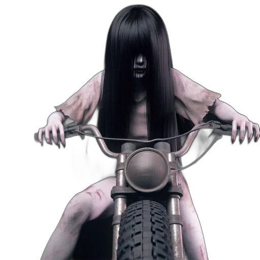 hair, weapon, creature, car transparent PNG cut-out