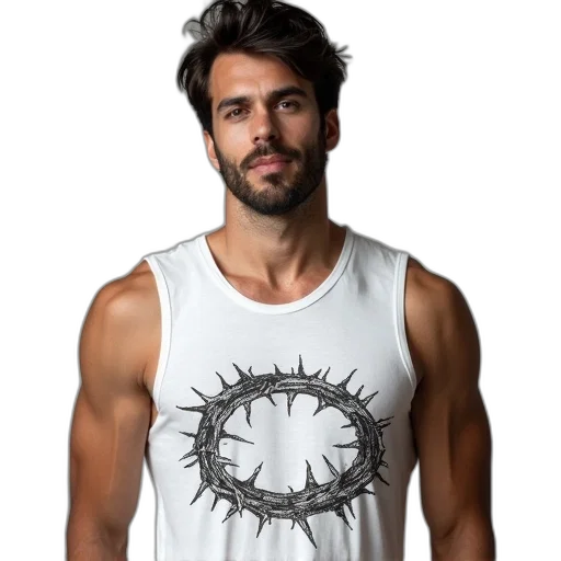 cyberpunk, fantasy art, man, wearing transparent PNG cut-out