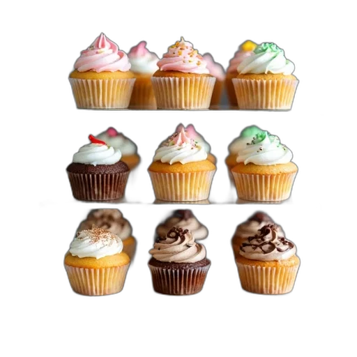food, photorealistic, 3d render, pastel transparent PNG cut-out