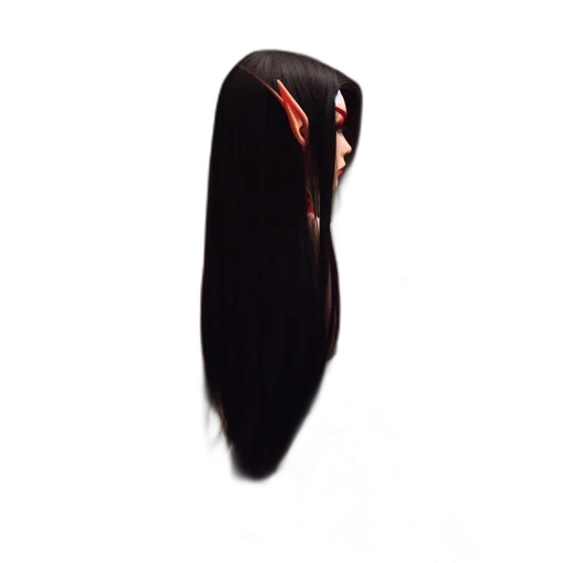 hair, mask, hat, staff transparent PNG cut-out
