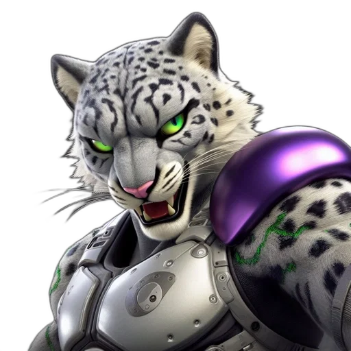 robot, animal, 3d render, concept art transparent PNG cut-out