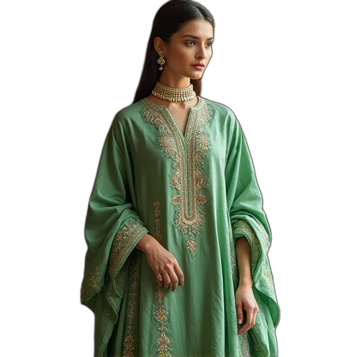 dress, green, designer, pure transparent PNG cut-out