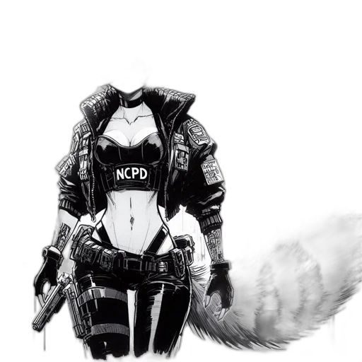 jacket, weapon, animal, robot transparent PNG cut-out