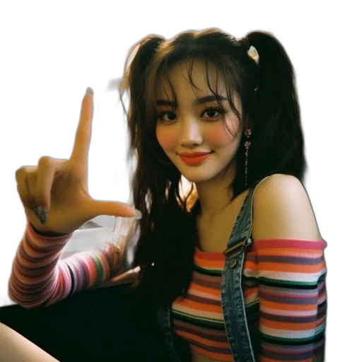 jacket, robot, hair, face transparent PNG cut-out