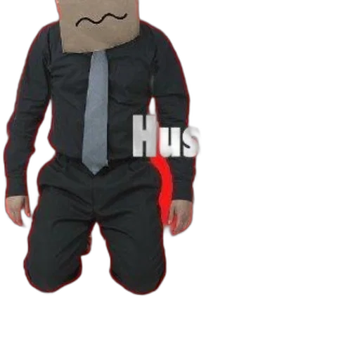 jacket, staff, mask, 3d render transparent PNG cut-out