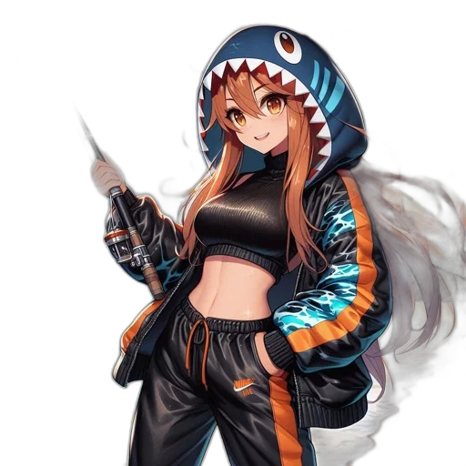 jacket, weapon, staff, sword transparent PNG cut-out
