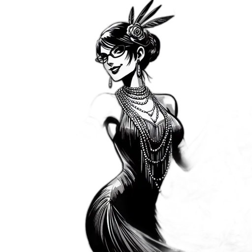 dress, crown, staff, jewelry transparent PNG cut-out