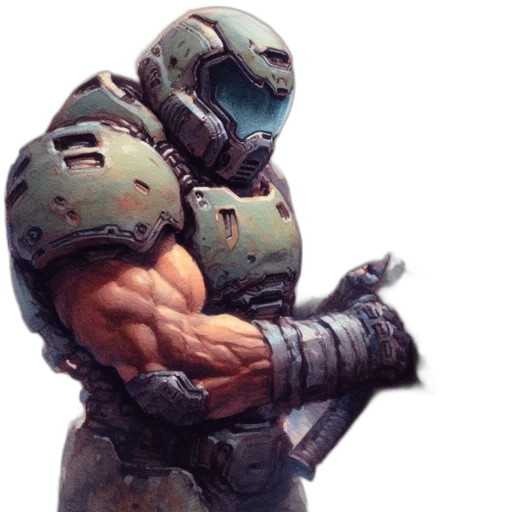 weapon, robot, sword, concept art transparent PNG cut-out